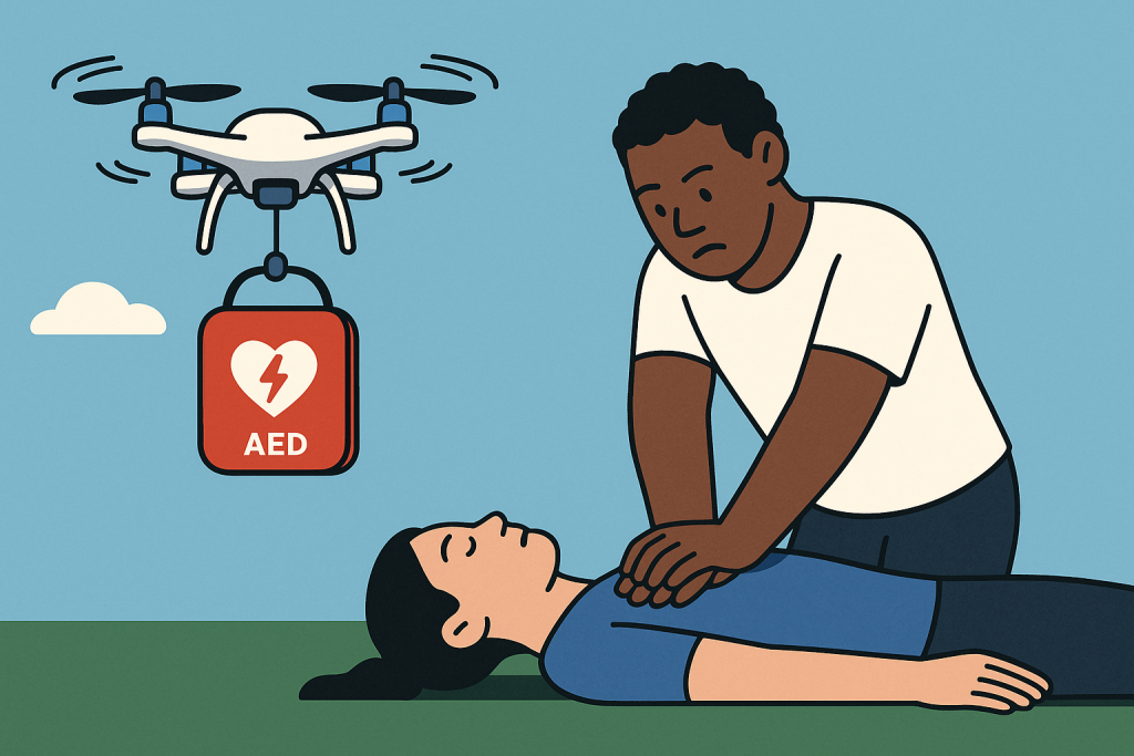 Drones and AEDs: Aerial Response for OHCA Gains Traction