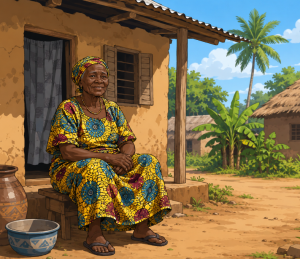 elderly woman ghana