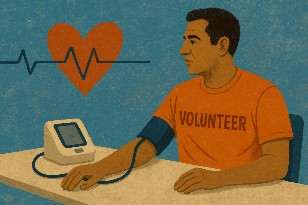 Volunteering and Blood Pressure: New Insights for Adults Without Insurance
