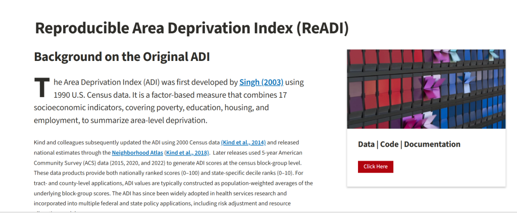 ReADI Could Make Neighborhood Deprivation Data More Useful for Public Health