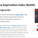 ReADI Could Make Neighborhood Deprivation Data More Useful for Public Health